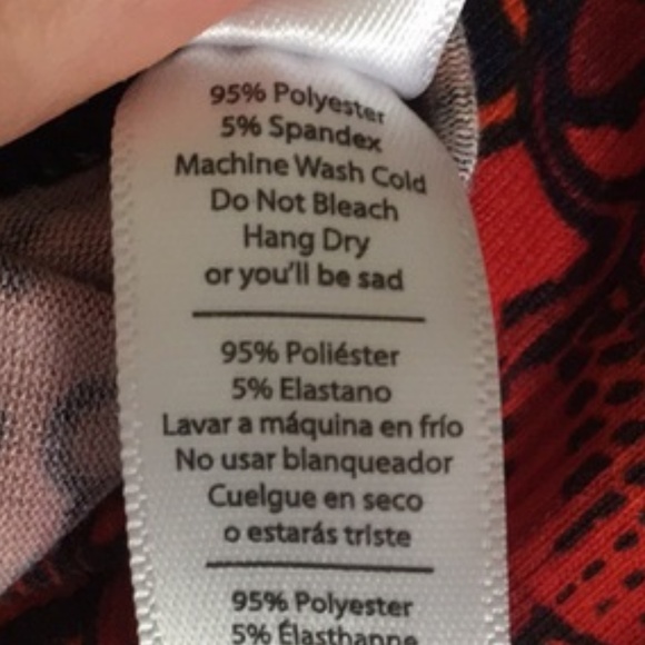 Lularoe Classic T Red Blue Paisley - NWT - Picture 3 of 4